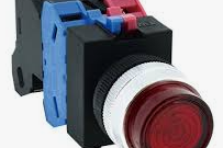TW Series 22mm Extend Illuminated PushButton 220VAC with Transformer Momentary type 1NO+1NC Red