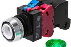 TW Series 22mm Extend Illuminated PushButton 220VAC with Transformer Momentary type 1NO+1NC Green